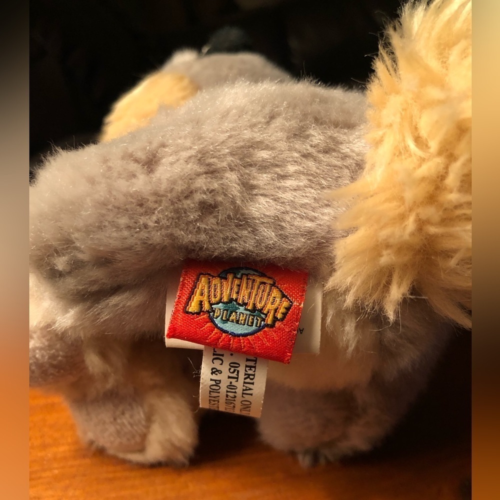 Adventure Planet Wolf Pup - Gray Beige Tan - Big Sparkle Eyes - Picture 8 of 10